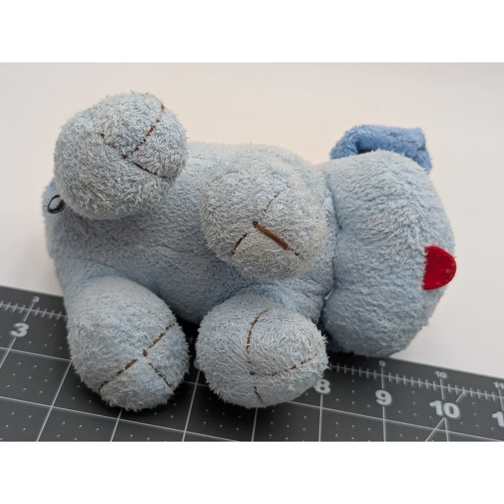 Old Navy Blue Dog‎ Puppy Plush Rattle 5 Inch Stuffed Animal Toy